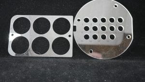 Machined Lexan Face plates for Instruments Industry